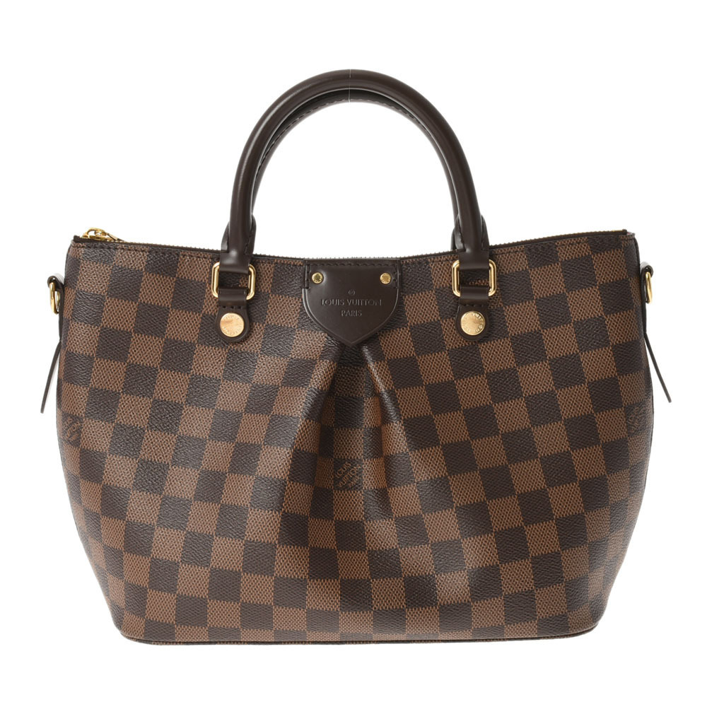 LOUIS VUITTON Damier Siena Brown Canvas Handbag